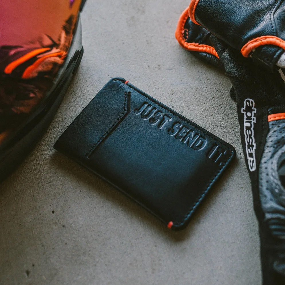 Just Send It. - Slim Motorcycle Wallet^Moto Loot New