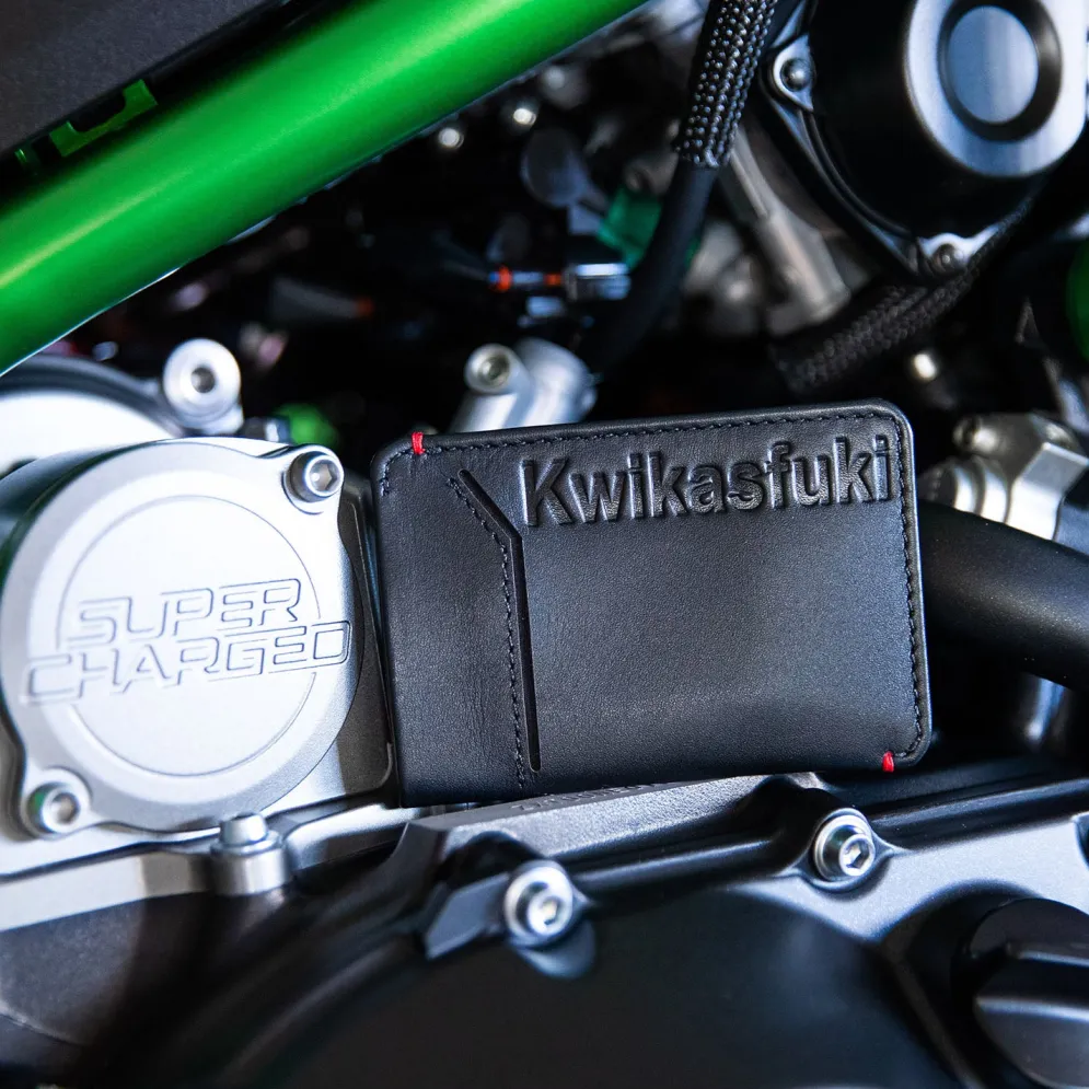 Kwikasfuki - Slim Motorcycle Wallet^Moto Loot New