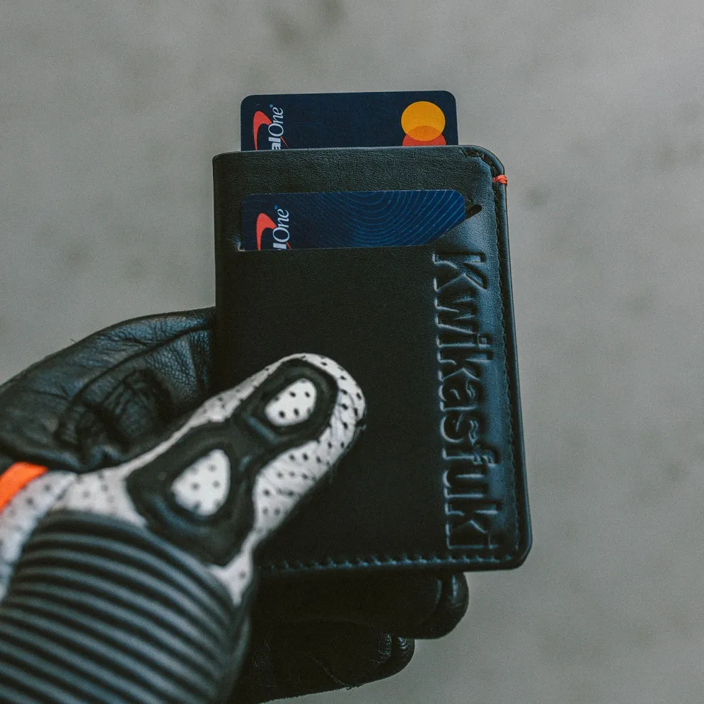 Kwikasfuki - Slim Motorcycle Wallet^Moto Loot New