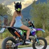 Large Horns Black - Motorcycle Helmet Accessory^Moto Loot New