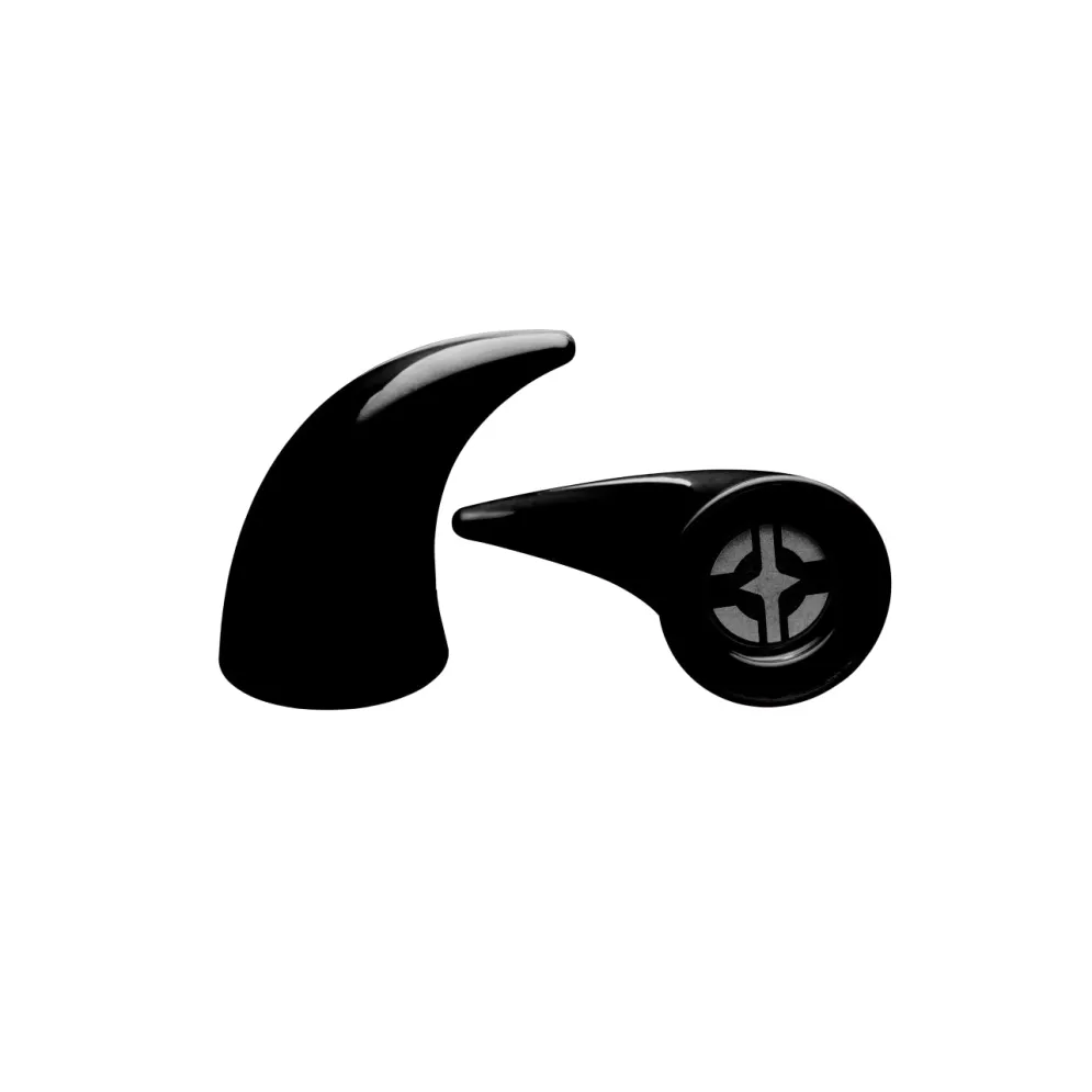 Large Horns Black - Motorcycle Helmet Accessory^Moto Loot New