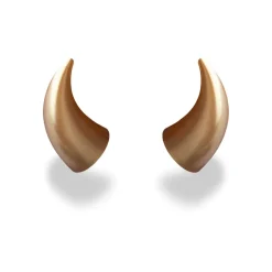 Large Horns Gold - Motorcycle Helmet Accessory^Moto Loot Outlet