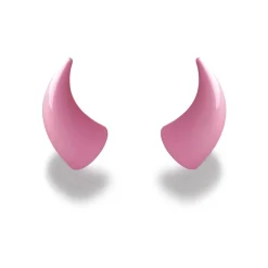 Large Horns Pink - Motorcycle Helmet Accessory^Moto Loot Clearance