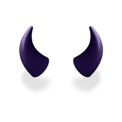 Large Horns Purple - Motorcycle Helmet Accessory^Moto Loot Sale