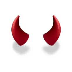 Large Horns Red - Motorcycle Helmet Accessory^Moto Loot Discount