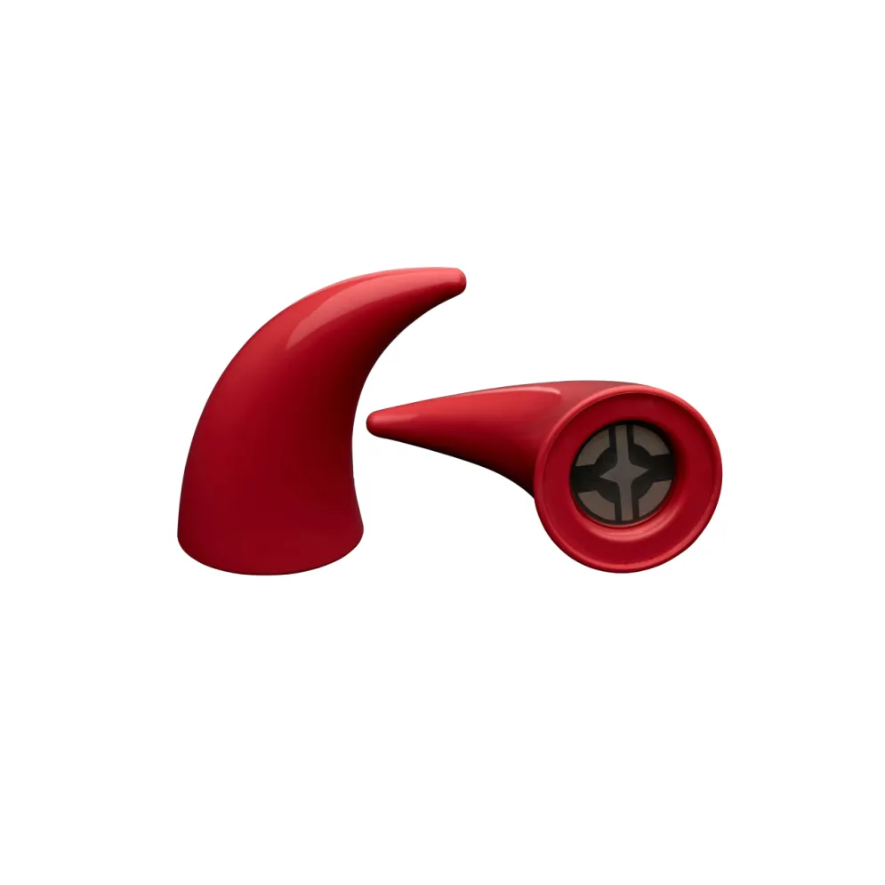 Large Horns Red - Motorcycle Helmet Accessory^Moto Loot Discount