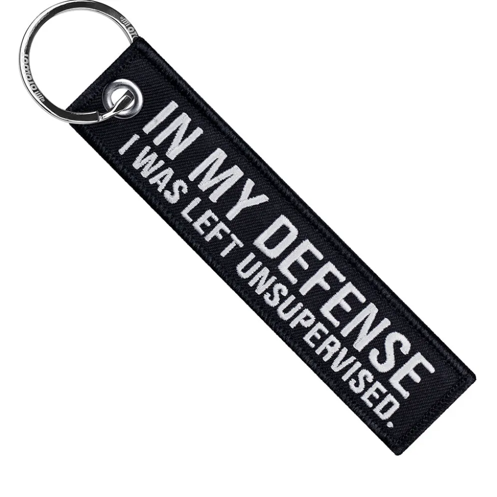 Left Unsupervised - Motorcycle Keychain^Moto Loot New
