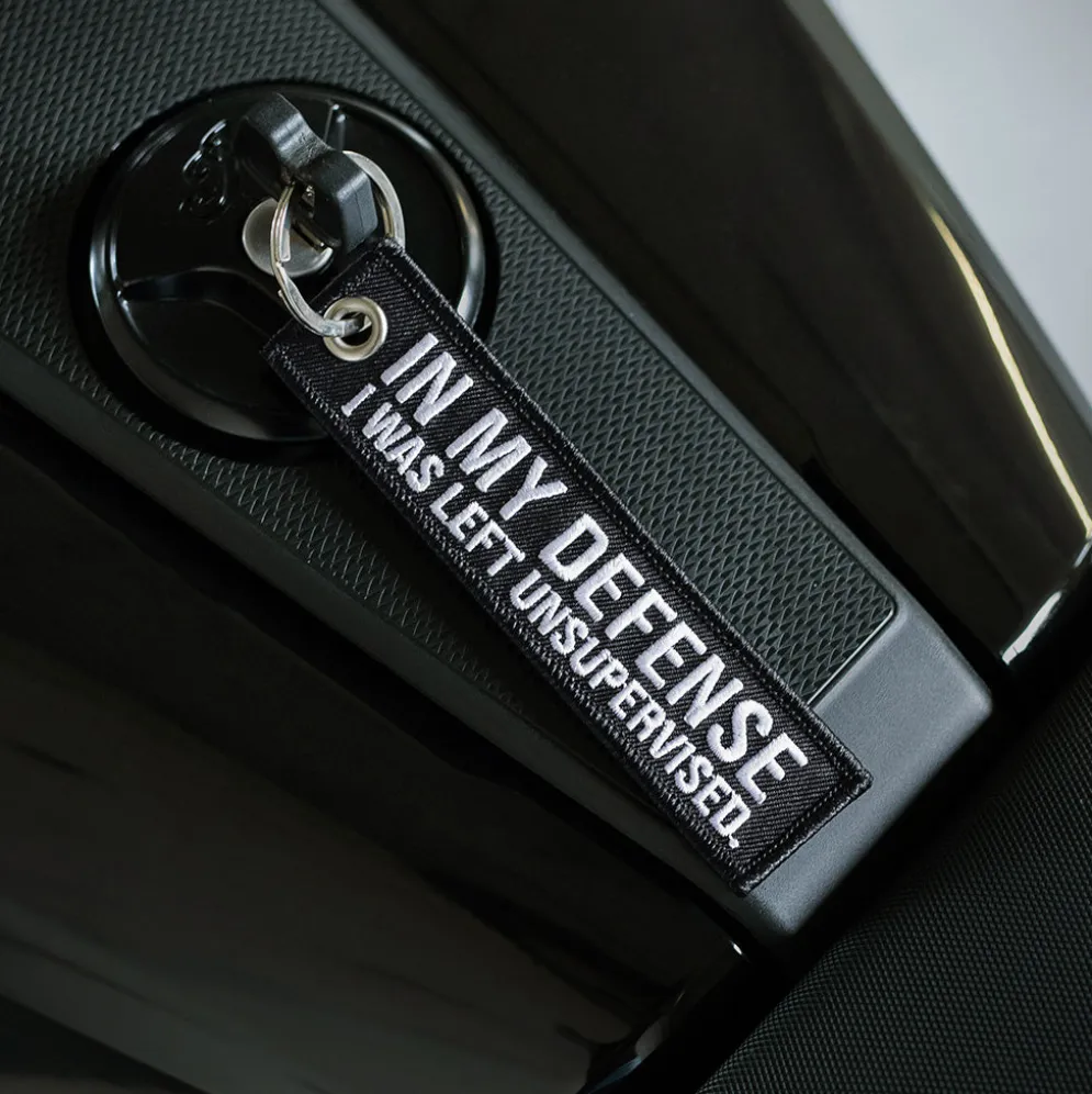 Left Unsupervised - Motorcycle Keychain^Moto Loot New