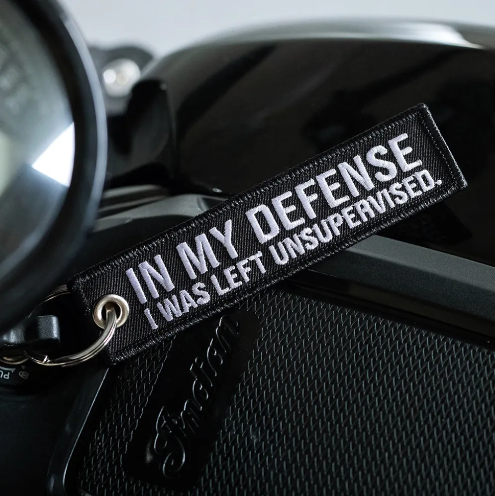 Left Unsupervised - Motorcycle Keychain^Moto Loot New