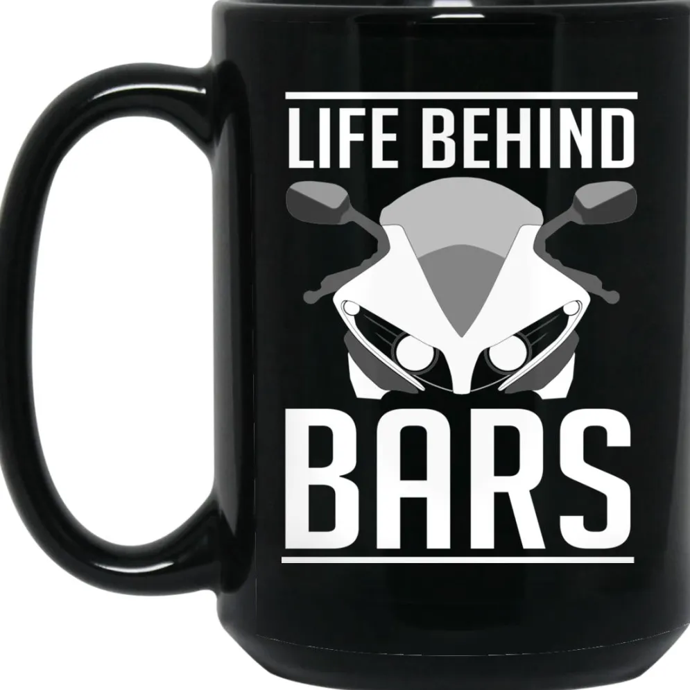 Life Behind Bars - Motorcycle Mug^CustomCat