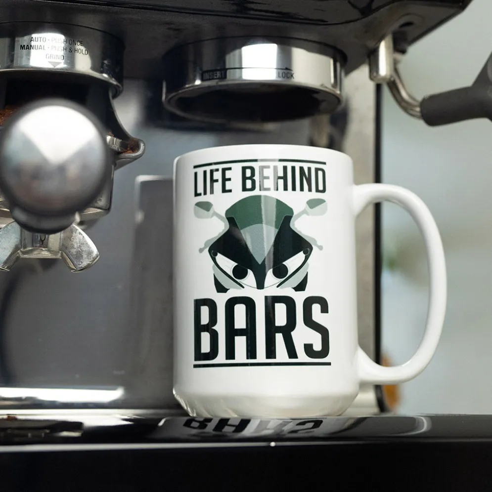 Life Behind Bars - Motorcycle Mug^CustomCat