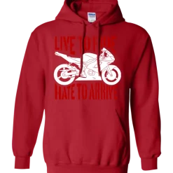 Live To Ride Hoodie^CustomCat Clearance