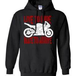 Live To Ride Hoodie^CustomCat Clearance