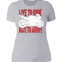 LIVE TO RIDE LADIES T-SHIRT^CustomCat Sale