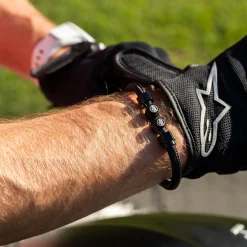Motorcycle Brake Line Bracelet - Black^Moto Loot Discount