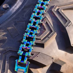 Motorcycle Chain Bracelet - Oil Slick^Moto Loot Online