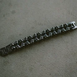 Motorcycle Chain Bracelet - Weathered Finish^Moto Loot Outlet