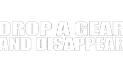 Motorcycle Decal - Drop A Gear And Disappear (2 pack)^Moto Loot Outlet
