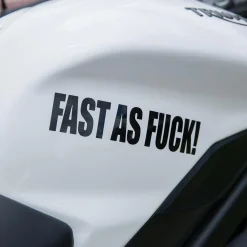 Motorcycle Decal - Fast As Fuck (2 pack)^Moto Loot Discount
