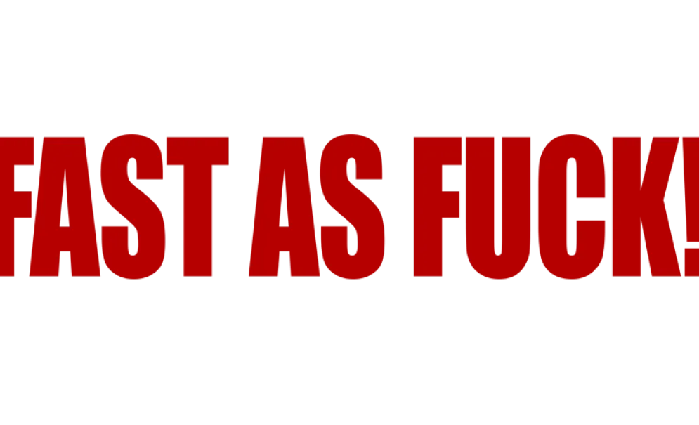 Motorcycle Decal - Fast As Fuck (2 pack)^Moto Loot Discount