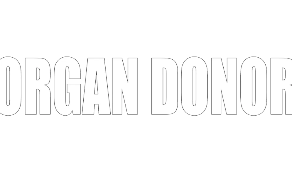 Motorcycle Decal - Organ Donor (2 pack)^Moto Loot Outlet