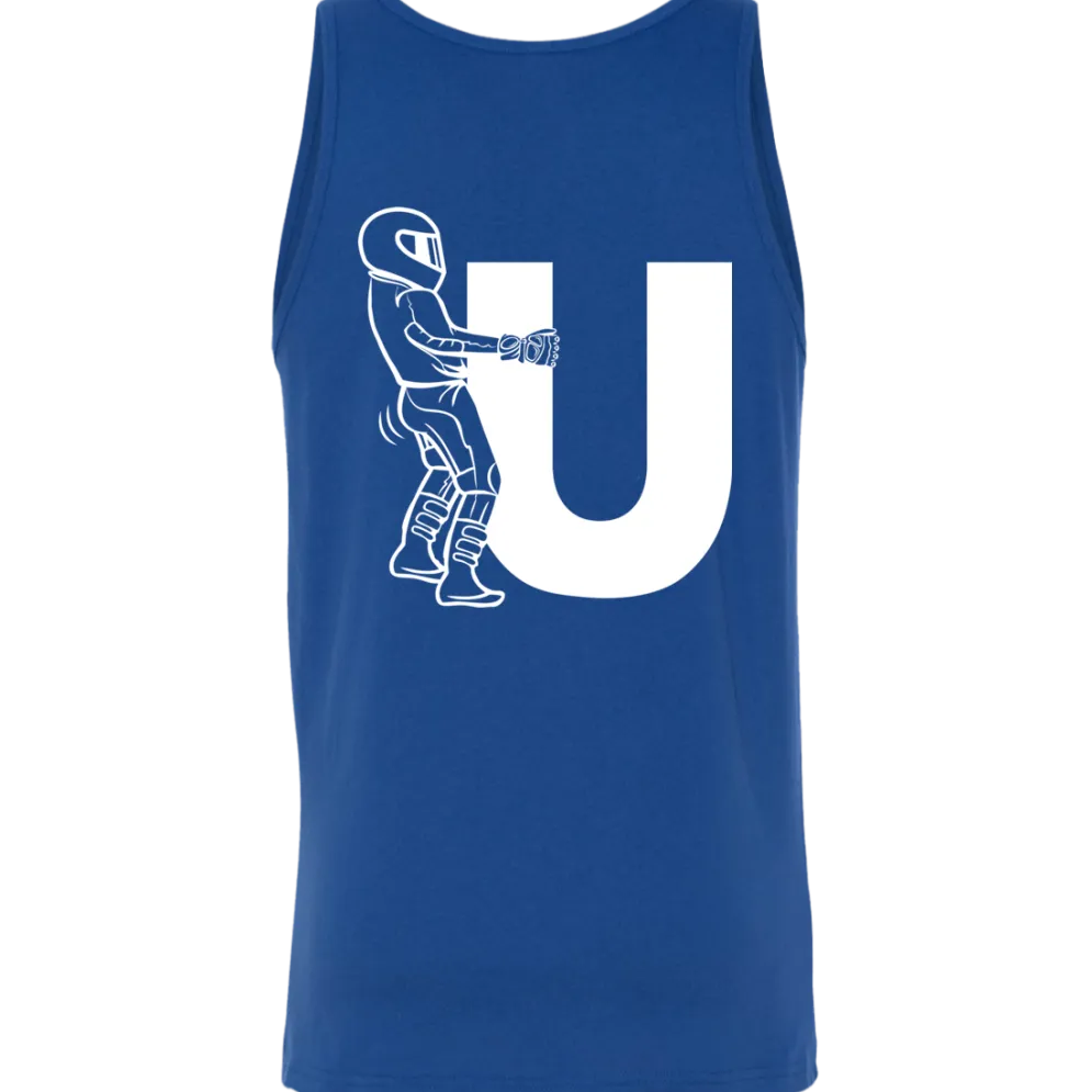 Motorcycle F-U Tank Top (Back Design)^CustomCat Hot