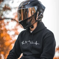 Motorcycle Heartbeat Hoodie^CustomCat Sale