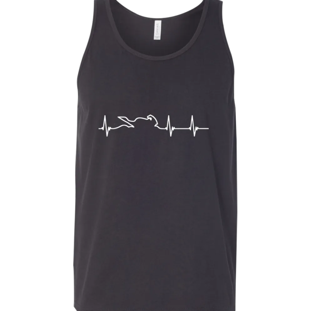 Motorcycle Heartbeat Tank Top^CustomCat Clearance