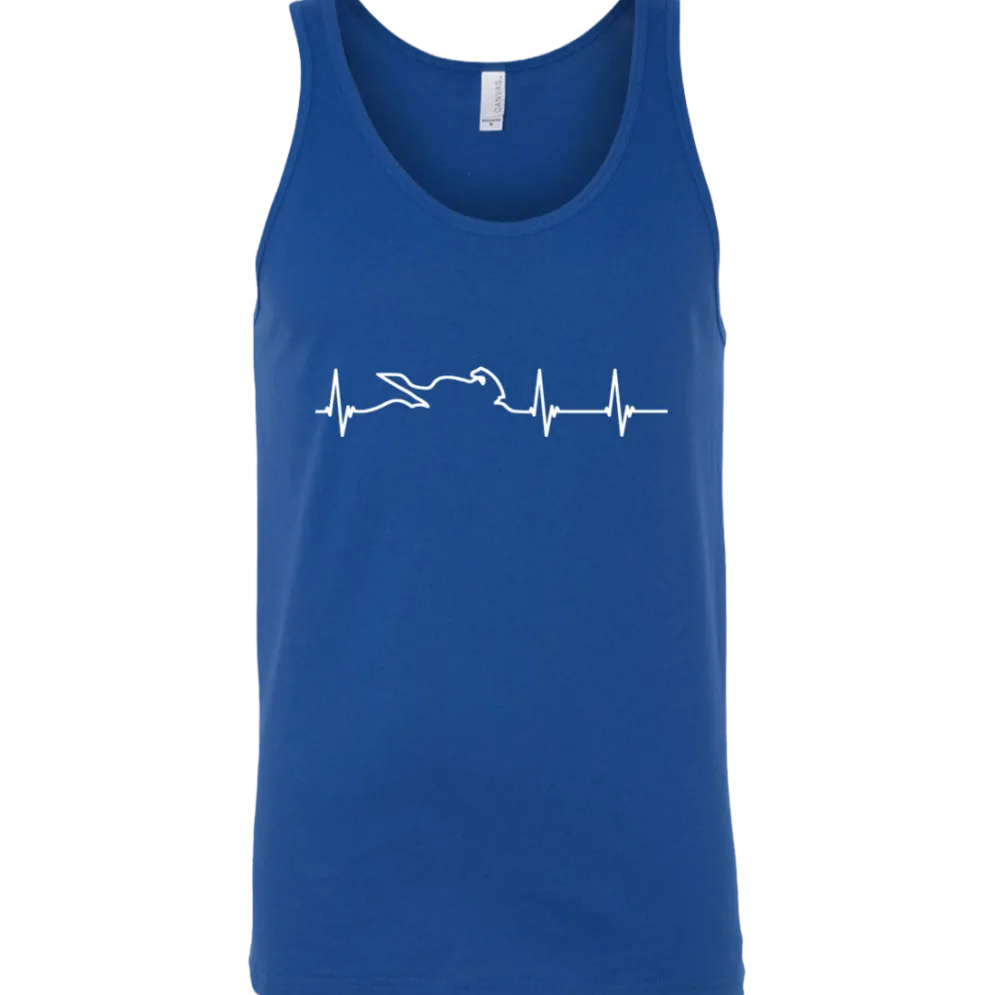 Motorcycle Heartbeat Tank Top^CustomCat Clearance