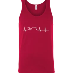 Motorcycle Heartbeat Tank Top^CustomCat Clearance