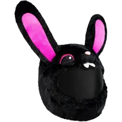 Motorcycle Helmet Cover - Black & Pink Bunny^Moto Loot Discount