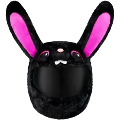 Motorcycle Helmet Cover - Black & Pink Bunny^Moto Loot Discount