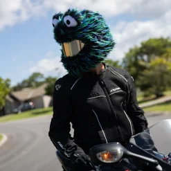 Motorcycle Helmet Cover - Black, Blue And Green^Moto Loot Online