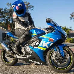 Motorcycle Helmet Cover - Blue^Moto Loot Clearance
