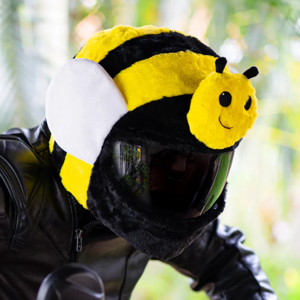 Motorcycle Helmet Cover - Bumble Bee^Moto Loot Discount