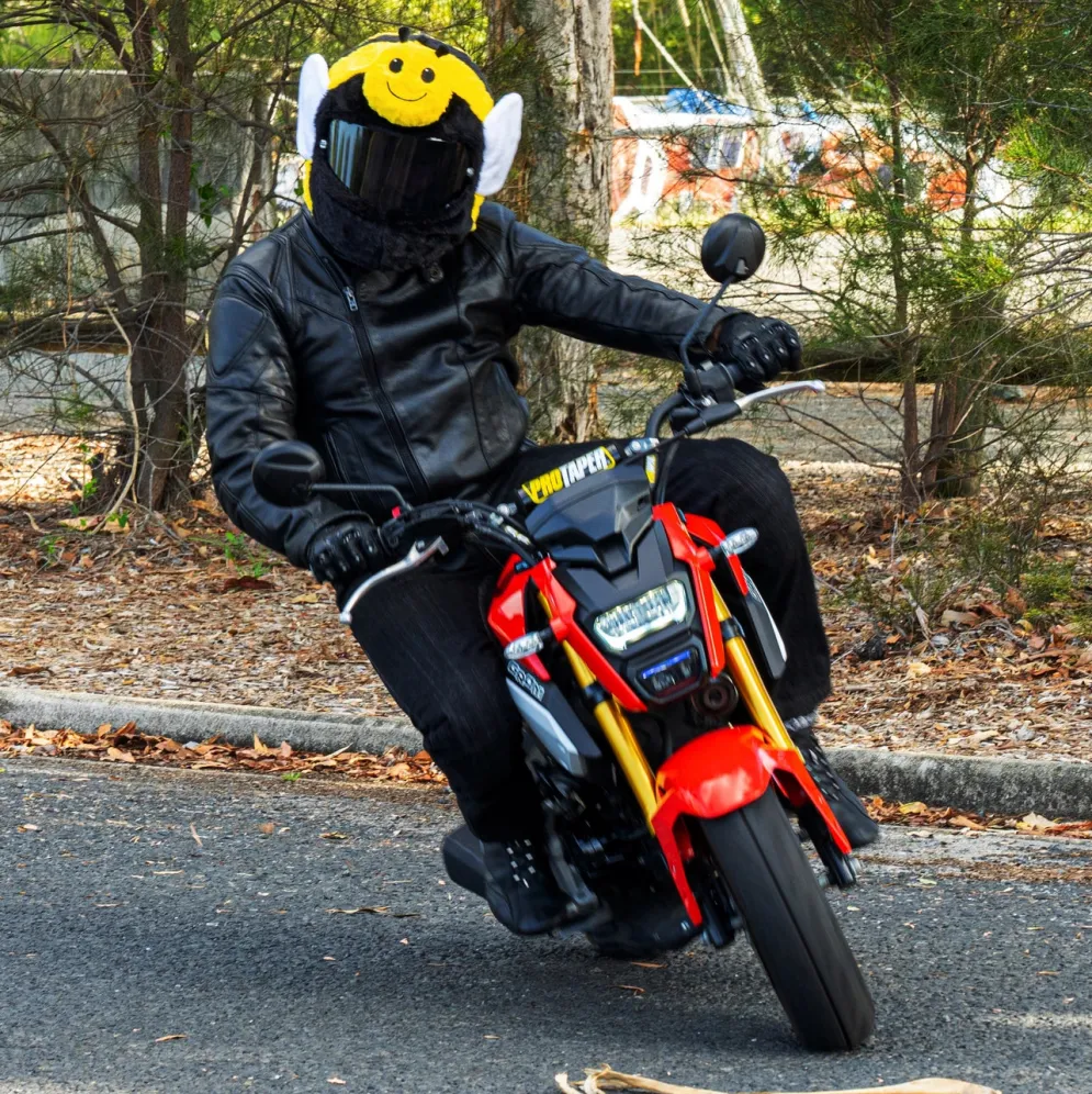 Motorcycle Helmet Cover - Bumble Bee^Moto Loot Discount
