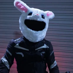 Motorcycle Helmet Cover - Bunny^Moto Loot Hot