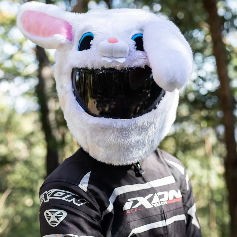Motorcycle Helmet Cover - Bunny^Moto Loot Hot