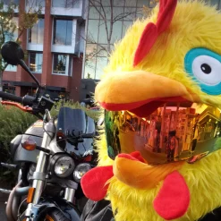 Motorcycle Helmet Cover - Chicken^Moto Loot New