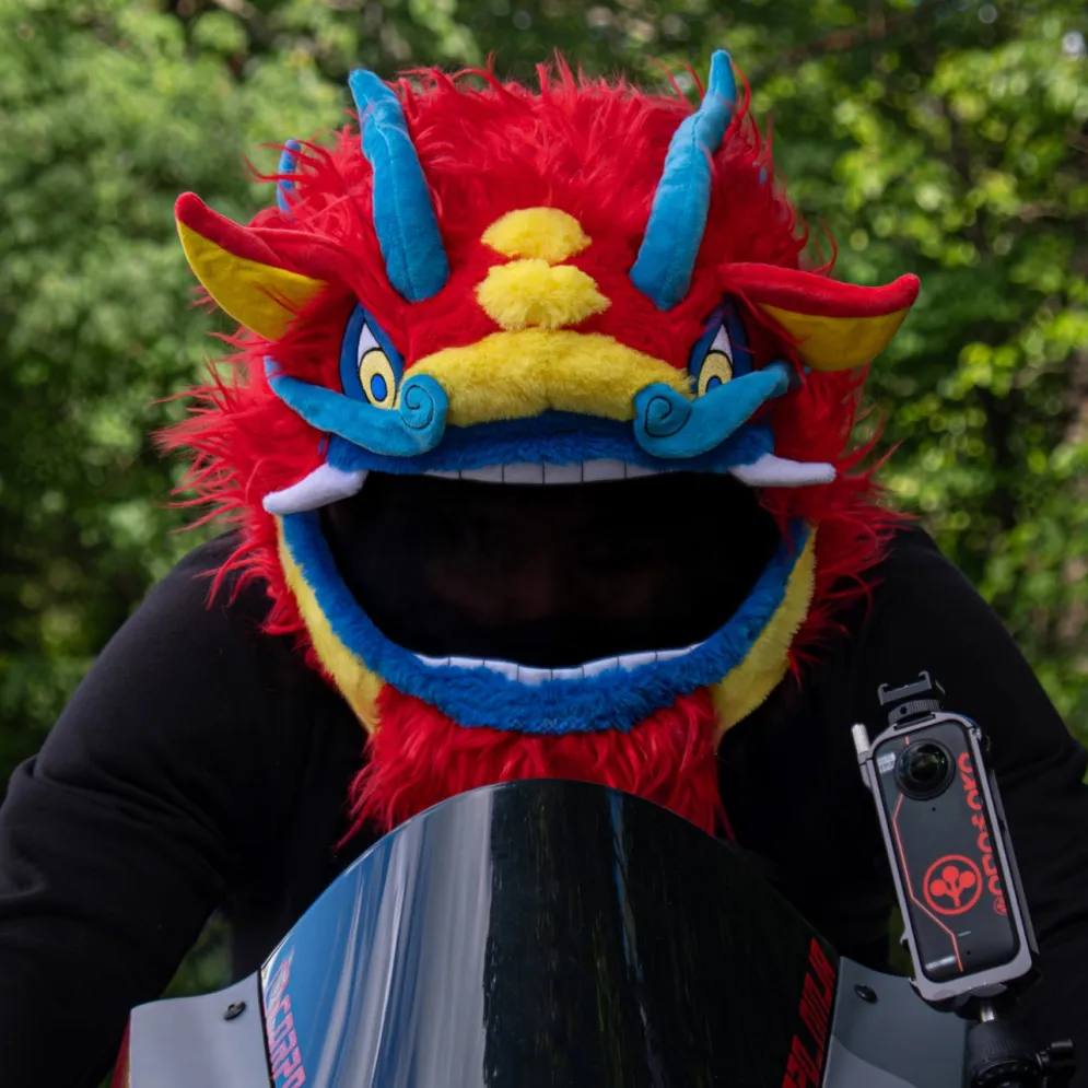 Motorcycle Helmet Cover - Chinese Dragon^Moto Loot Hot