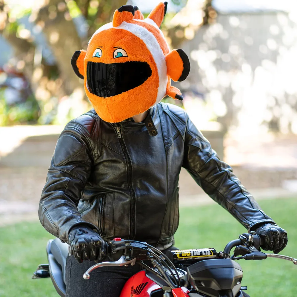 Motorcycle Helmet Cover - Clown Fish^Moto Loot Outlet