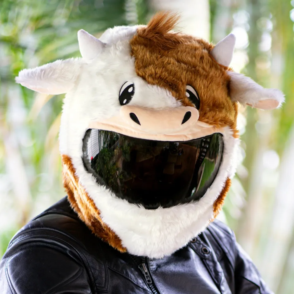 Motorcycle Helmet Cover - Cow^Moto Loot