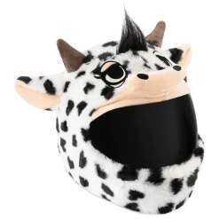 Motorcycle Helmet Cover - Cow (Black & White)^Moto Loot Best