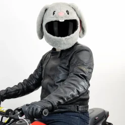 Motorcycle Helmet Cover - Cute Bunny^Moto Loot Best