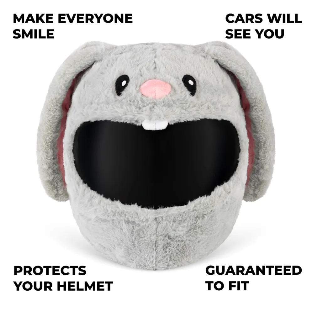 Motorcycle Helmet Cover - Cute Bunny^Moto Loot Best