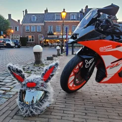 Motorcycle Helmet Cover - Evil Rabbit^Moto Loot Best