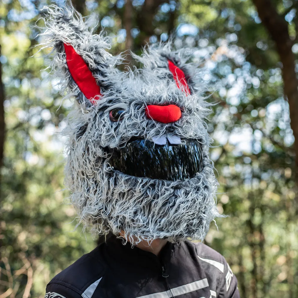 Motorcycle Helmet Cover - Evil Rabbit^Moto Loot Best