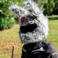 Motorcycle Helmet Cover - Evil Rabbit^Moto Loot Best