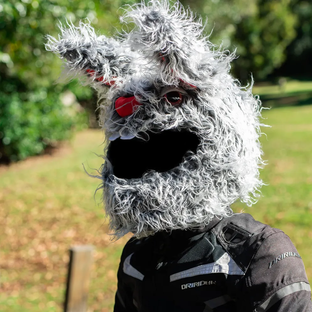 Motorcycle Helmet Cover - Evil Rabbit^Moto Loot Best