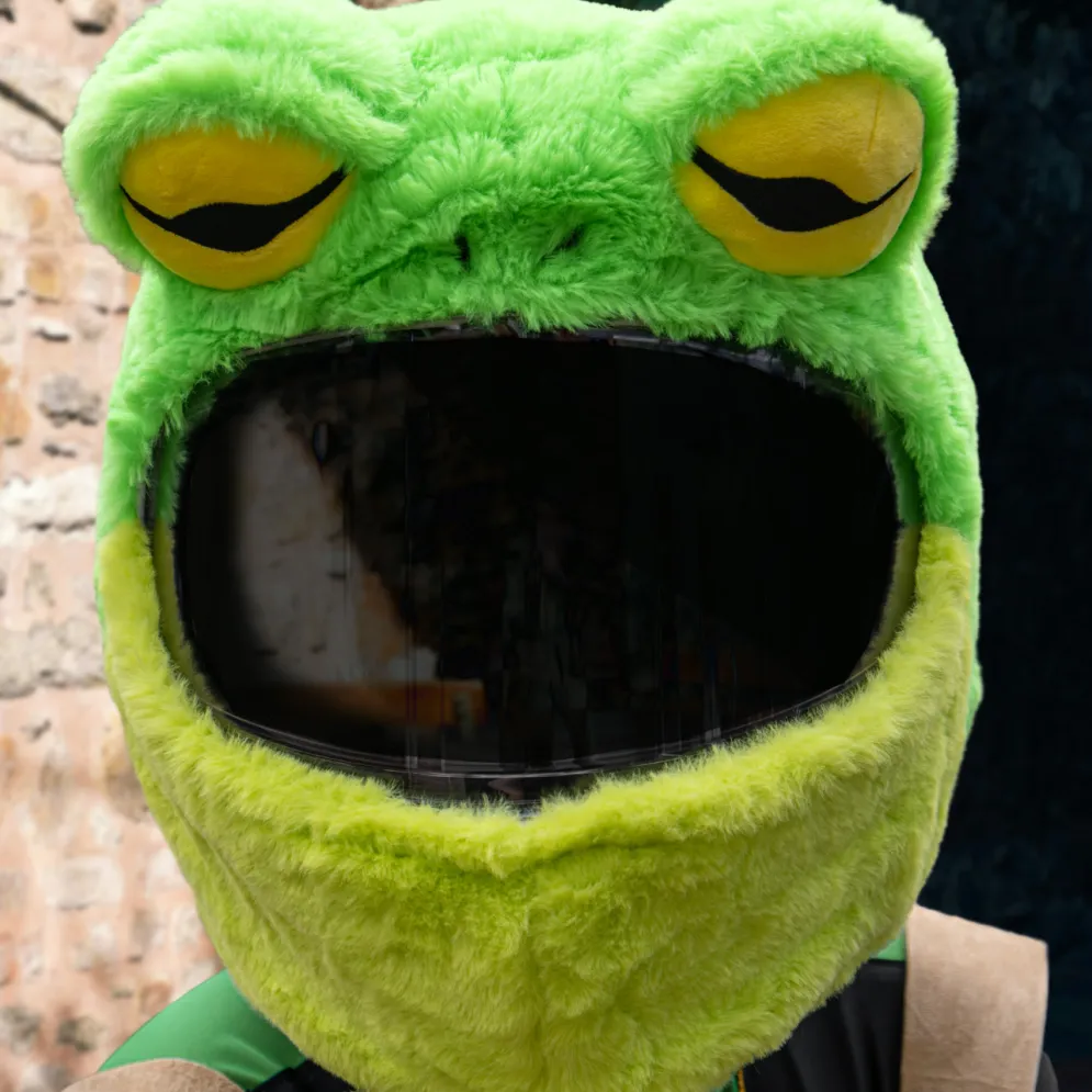 Motorcycle Helmet Cover - Frog^Moto Loot